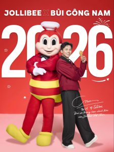 Jollibee Việt Nam và Bùi Công Nam đồng hành năm 2026