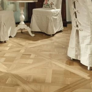 hình minh hoạ sàn gỗ trong bài viết làm sạch sàn parquet đúng cách